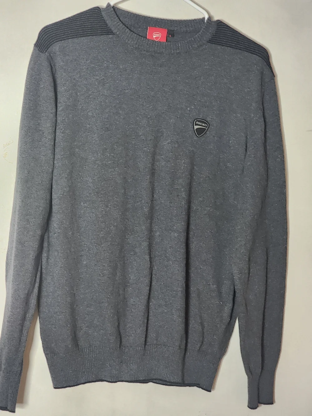 Ducati Men’s Heather Gray Crewneck Sweater